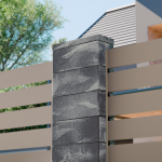 Заборный блок 500х200х200 ColorMix Сильвер — изображение 2