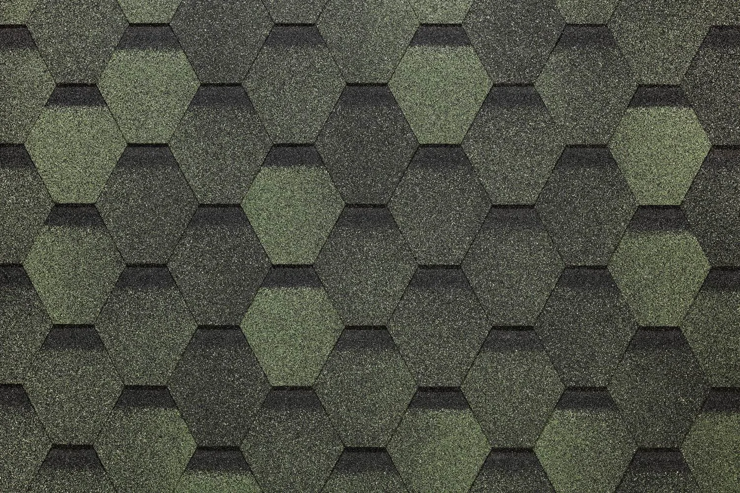 Гибкая черепица Docke PIE EURASIA ШЕСТИГРАННИК Зелёный Гибкая черепица Docke PIE EURASIA ШЕСТИГРАННИК Зелёный — изображение 1